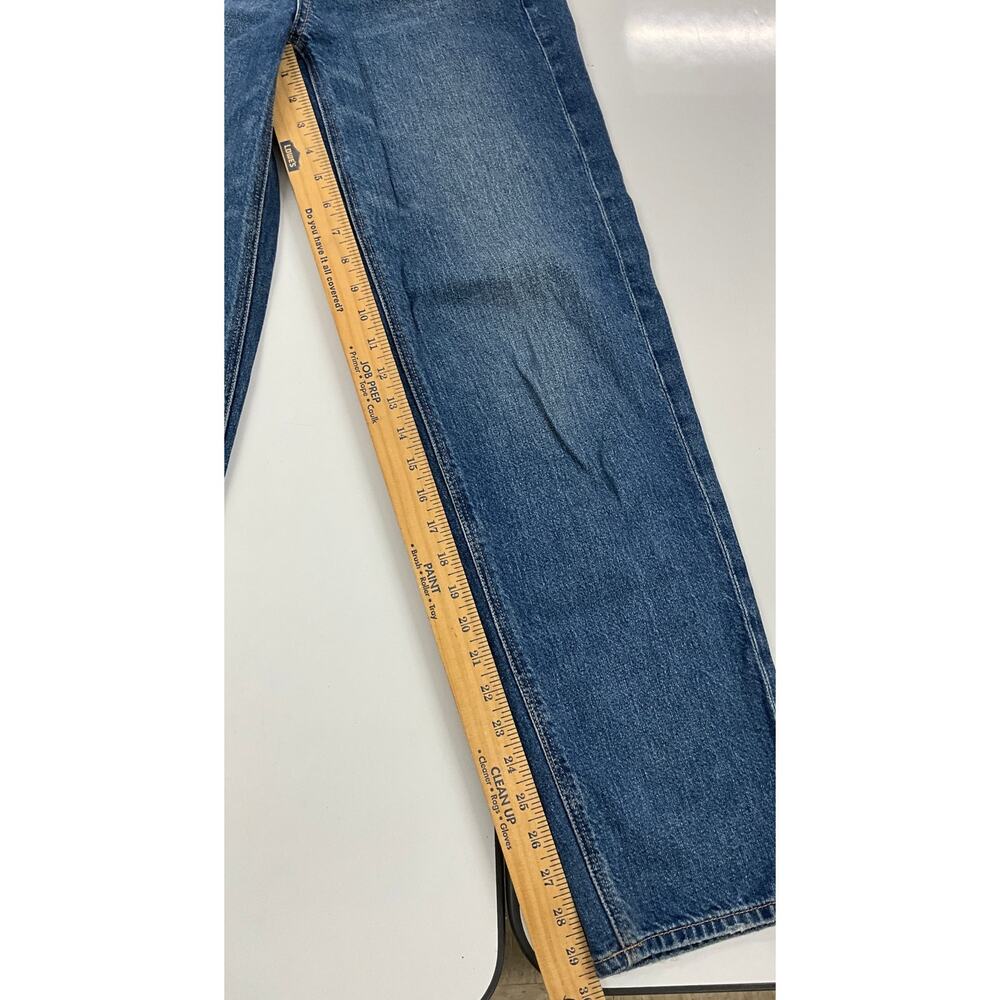 American Eagle Women's STRIGID 00R Denim Jeans Super High Rise Baggy Straight - Picture 8 of 11